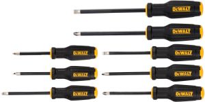 Набор отверток DEWALT TOUGHSERIES DWHT65102-0, PH/PZ/SL, 8 шт.