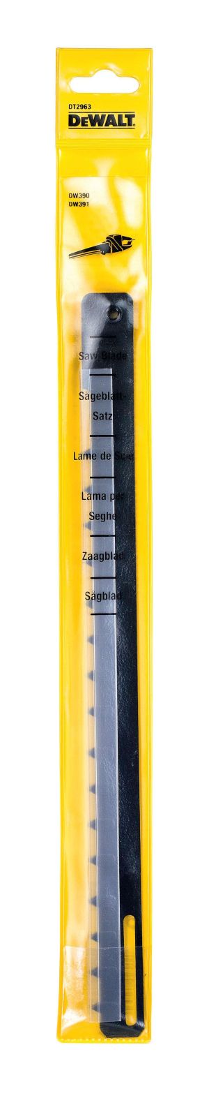 Полотно для аллигаторной пилы DEWALT DT2963, для DW390/391/392/393, по блокам Porotherm, 275 мм, 2 шт. (DT2963-QZ)