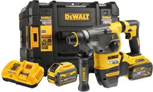Аккумуляторный перфоратор DEWALT DCH333X2, 54 В, 3.5 Дж, 4480 уд/мин, с 2 АКБ 3 Ач и ЗУ, в кейсе TSTAK (DCH333X2-QW)