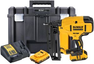 Аккумуляторный гвоздезабивной пистолет DEWALT DCN662D2, 18 В, 48 Дж, с 2 АКБ 2 Ач и ЗУ, в кейсе TSTAK (DCN662D2-QW)