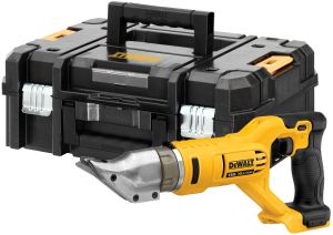 Аккумуляторные ножницы DEWALT DCS491NT, по металлу, 18 В, рез до 1.2 мм, без АКБ и ЗУ, в кейсе TSTAK (DCS491NT-XJ)