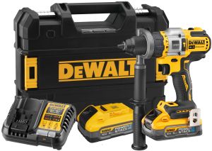 Аккумуляторная ударная дрель-шуруповерт DEWALT DCD999H2T, 18 В, 2250 об/мин, 38250 уд/мин, с 2 АКБ 5 Ач и ЗУ, в кейсе TSTAK