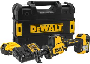 Аккумуляторная сабельная пила DEWALT DCS369P2, 18 В, 2800 ход/мин, 16 мм, с 2 АКБ 5 Ач и ЗУ, в кейсе TSTAK (DCS369P2-QW)