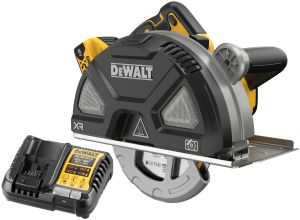 Аккумуляторная дисковая пила DEWALT DCS383P1, 18 В, 184 мм, 3900 об/мин, с АКБ 5 Ач и ЗУ (DCS383P1N-XJ)