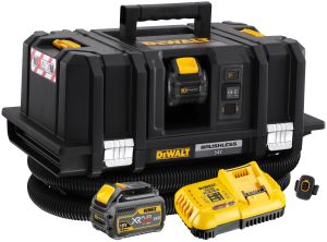 Аккумуляторный строительный пылесос DEWALT DCV586MT2, 54 В, 11 л, с 2 АКБ 2 Ач и ЗУ (DCV586MT2-QW)