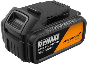 Аккумулятор DEWALT McLaren Limited Edition DCB184M, Li-Ion, 18 В, 5 Ач (DCB184M-XJ)