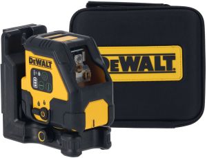 Аккумуляторный лазерный нивелир DEWALT DCLE14201GB, зеленый луч, 45 м, со встроенной АКБ, в чехле (DCLE14201GB-XJ)