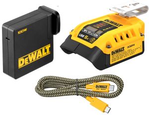USB-адаптер для аккумуляторов DEWALT DCB094K, 18/54 В, 2.4 и 5 А (DCB094K-QW)