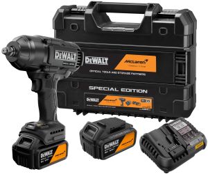 Аккумуляторный гайковерт DEWALT McLaren Limited Edition DCF99MP2T, 18 В, 1898 Нм, 2200 уд/мин, с 2 АКБ 5 Ач и ЗУ, в кейсе TSTAK