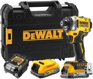 Аккумуляторный шуруповерт DEWALT DCF860E2T, 18 В, 282 Нм, 4500 уд/мин, с 2 АКБ 1.7 Ач и ЗУ, в кейсе TSTAK (DCF860E2T-QW)