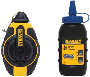 Разметочный комплект DEWALT DWHT47373L: катушка со шнуром, 30 м, и порошковый мел, синий, 113 г