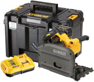 Аккумуляторная дисковая пила DEWALT DCS520X1T, 54 В, 165 мм, 4200 об/мин, с АКБ 3 Ач и ЗУ, в кейсе TSTAK (DCS520X1NT-XJ)