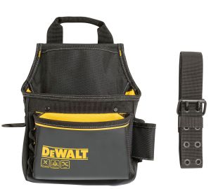Профессиональная сумка DEWALT для инструмента с поясом и скобой для молотка, DWST40101