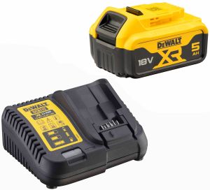 Набор DEWALT: АКБ DCB184, Li-Ion, 18 В, 5 Ач и зарядное устройство DCB115, 12/14.4/18 В, 4 A (DCB115P1)