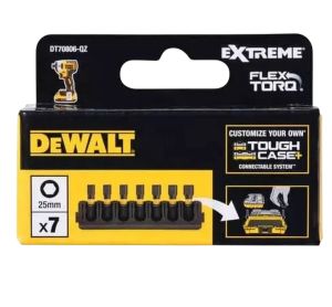 Набор бит DEWALT DT70806, HEX, 25 мм, 7 шт. (DT70806-QZ)