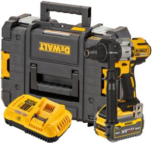 Ударная дрель-шуруповерт DEWALT DCD996X1, 18 В, 2250 об/мин, 38250 уд/мин, с АКБ 9 Ач и ЗУ, в кейсе TSTAK (DCD996X1-QW)