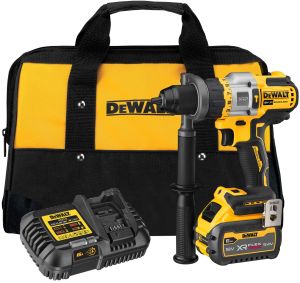 Аккумуляторная ударная дрель-шуруповерт DEWALT DCD999T1, 18 В, 2250 об/мин, 38250 уд/мин, с АКБ 6 Ач и ЗУ, в сумке (DCD999N1T-QW)