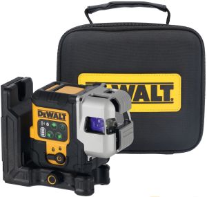 Аккумуляторный лазерный нивелир DEWALT DCLE14301GB, 10.8 В, зеленый луч, 30 м, со встроенной АКБ, в чехле (DCLE14301GB-XJ)