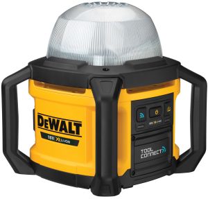 Аккумуляторный фонарь DEWALT DCL074P1, 18 В, 5000 лм, с АКБ 5 Ач и ЗУ (DCL074P1-XJ)