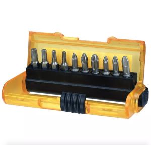 Набор бит DEWALT HIGH PERFORMANCE DT7916, 25 мм, в тонком карманном чехле, 11 шт.
