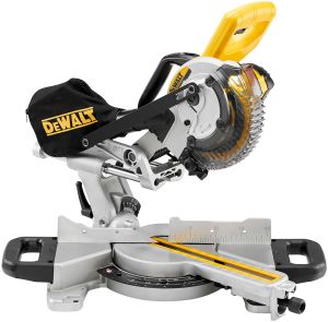 Аккумуляторная торцовочная пила DEWALT DCS365P1, 18 В, 184 мм, 3750 об/мин, с АКБ 5 Ач и ЗУ (DCS365P1N-XJ)