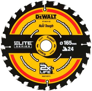 Пильный диск по дереву DEWALT DT10400, 165х20х1.65 мм, 2 шт. (DT10400-QZ-2)