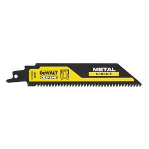 Полотно DEWALT DT20436, для сабельных пил по металлу, карбидные зубья 8TPI 152 мм
