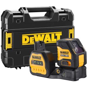 Аккумуляторный лазерный построитель плоскостей DEWALT DCE088NG18, 12/18 В, зеленый луч, 30 м, без АКБ и ЗУ, в кейсе TSTAK (DCE088NG18-XJ)