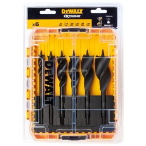 Набор сверл DEWALT Extreme Impact по дереву, 13/16/20/22/25/32 мм, 6 шт. (DT90238-QZ)