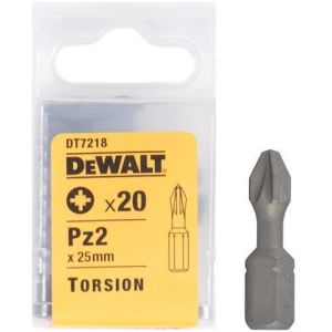Биты DEWALT DT7218, Pz2 x 25 мм, 20 шт.