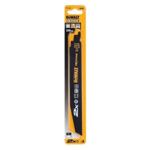 Полотно универсальное для сабельных пил биметаллическое DEWALT DT2308L, BiM, 228 x 2.5 мм, S1120СF, 5 шт.