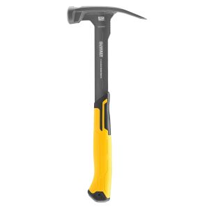 Молоток с прямым заострённым гвоздодёром DEWALT TOUGHSERIES, облегчённый 340 г. (DWHT51135-0)