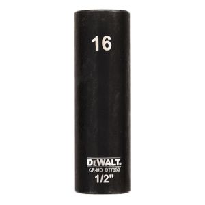 Ударная накидная головка DeWALT DT7550, длинная 16 MM 1/2