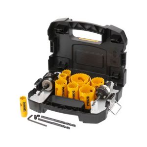 Набор коронок по мультиматериалу и пилотных сверл DEWALT DT90361, 20 - 64 мм, 13 шт. (DT90361-QZ)