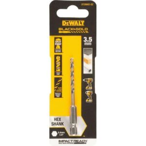 Сверло по металлу DEWALT DT20603, 3.5x29x76 мм, 1 шт. (DT20603-QZ)