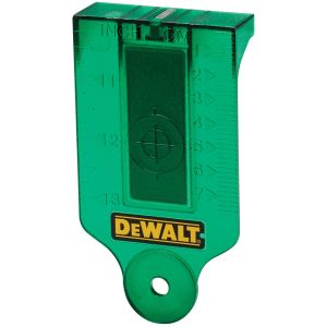 Мишень-лучеуловитель DEWALT DE0730G, для зеленых лазерных уровней