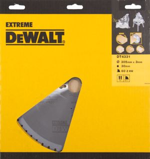 Пильный диск DEWALT EXTREME WORKSHOP DT4331, 305/30 мм.