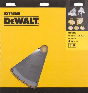 Пильный диск DEWALT EXTREME WORKSHOP DT4210, 305/30 мм.