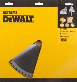 Пильный диск DEWALT EXTREME WORKSHOP DT4260, 305/30 мм.