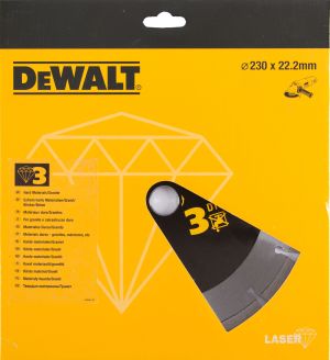 Алмазный круг сегментный по граниту DEWALT DT3763, 230 x 22.2 мм, h=8.5