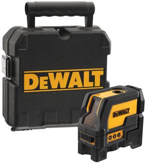 Лазерный нивелир DEWALT DW0822, на батарейках, красный луч, 15 м, в кейсе (DW0822-XJ)