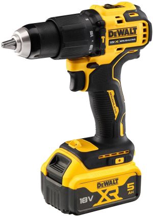 Аккумуляторная дрель-шуруповерт DEWALT DCD709P1, 18 В, 1650 об/мин, 28050 уд/мин, с АКБ 5 Ач и ЗУ (DCD709P1N-XJ)