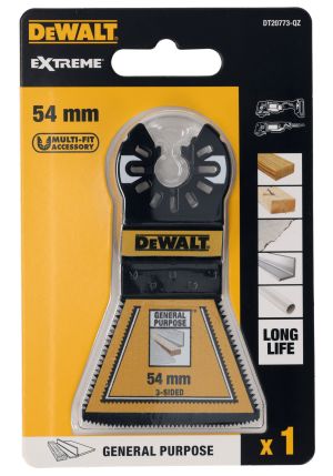 Полотно трехстороннее DEWALT для реноватора, 54 мм, DT20773