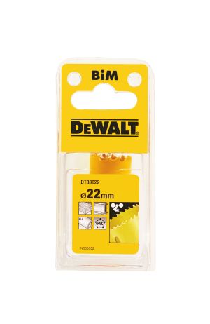 Коронка биметаллическая DEWALT DT83022, M3 22 x 37 мм