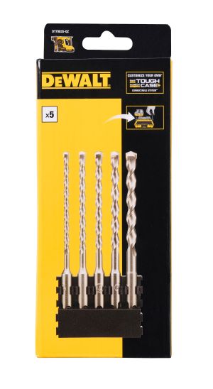 Набор сверл по бетону DEWALT DT70835, 5.5-10 мм, 5 шт. (DT70835-QZ)