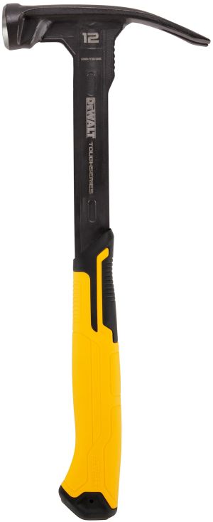 Молоток с прямым заострённым гвоздодёром DEWALT TOUGHSERIES, облегчённый, 340 г (DWHT51135X)