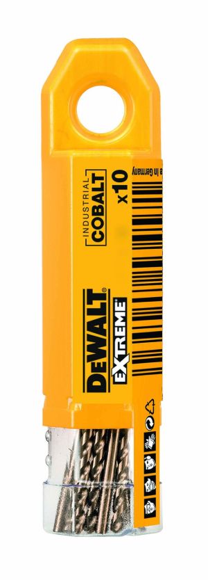 Сверло по металлу DEWALT DT4925, COBALT 5%, 4.1 x 75 x 43 мм, 10 шт.