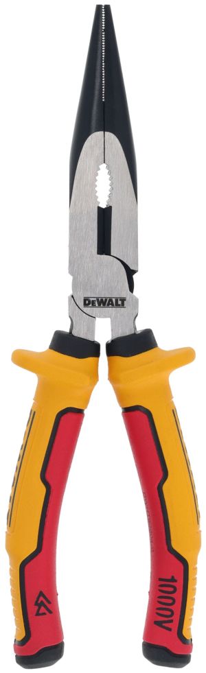 Плоскогубцы DEWALT DWHT82804-0, с удлиненными губками и токоизолирующими рукоятками, 20 см