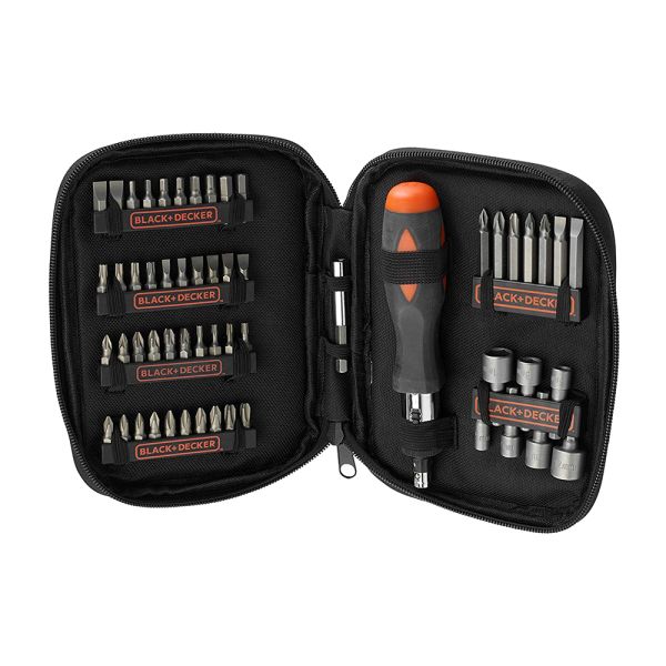 Купить BLACK+DECKER A7104-XJ набор (отвертка, магнитный держатель, биты ...