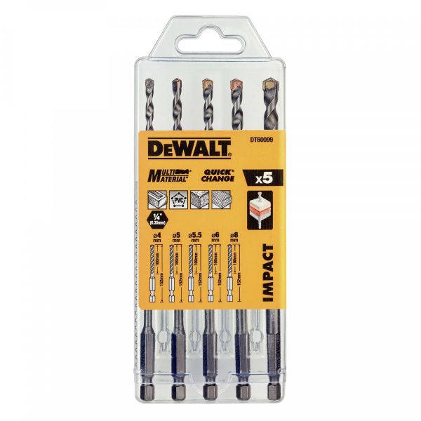 Купить DEWALT DT60099 набор сверл универсальных для ударных .